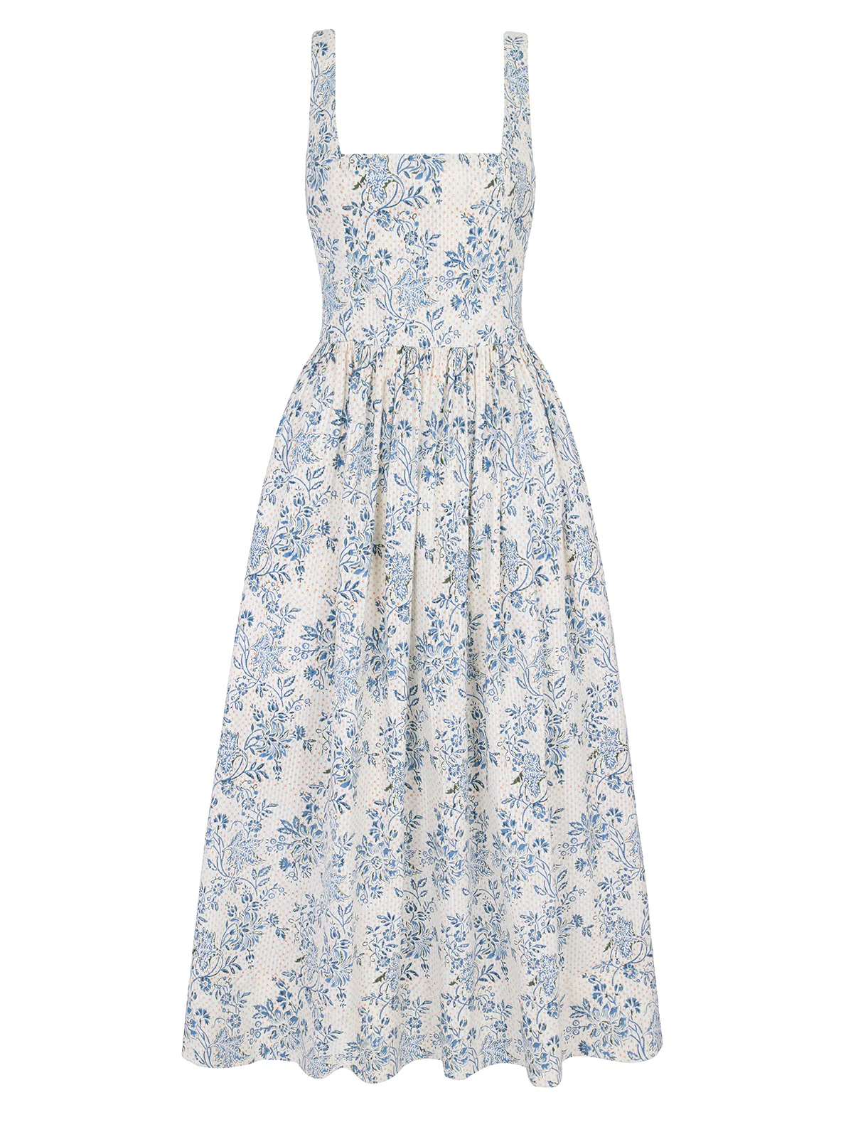 Argo Dress in Blue Chintz Trail - Image 8