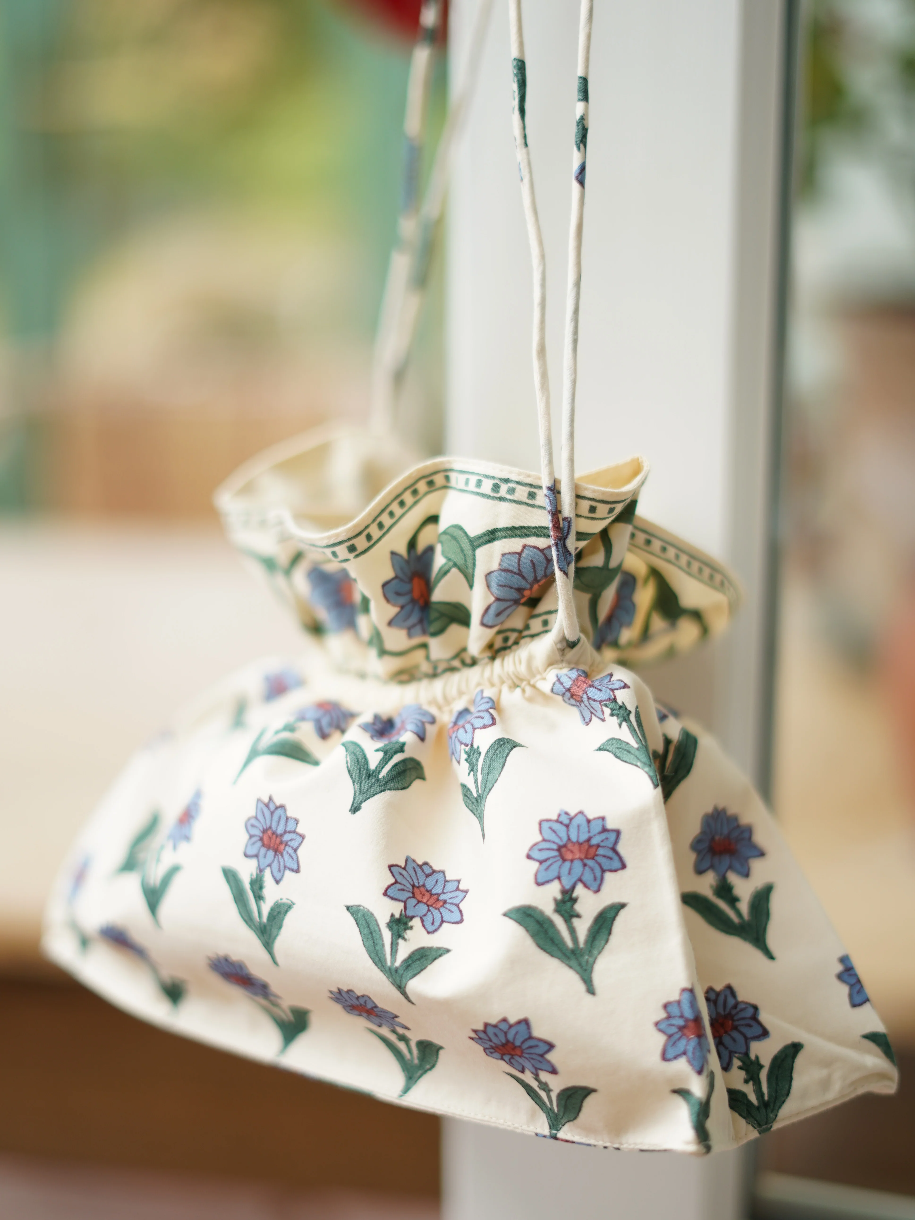Drawstring Pouch in Kashmir Flower - Image 3