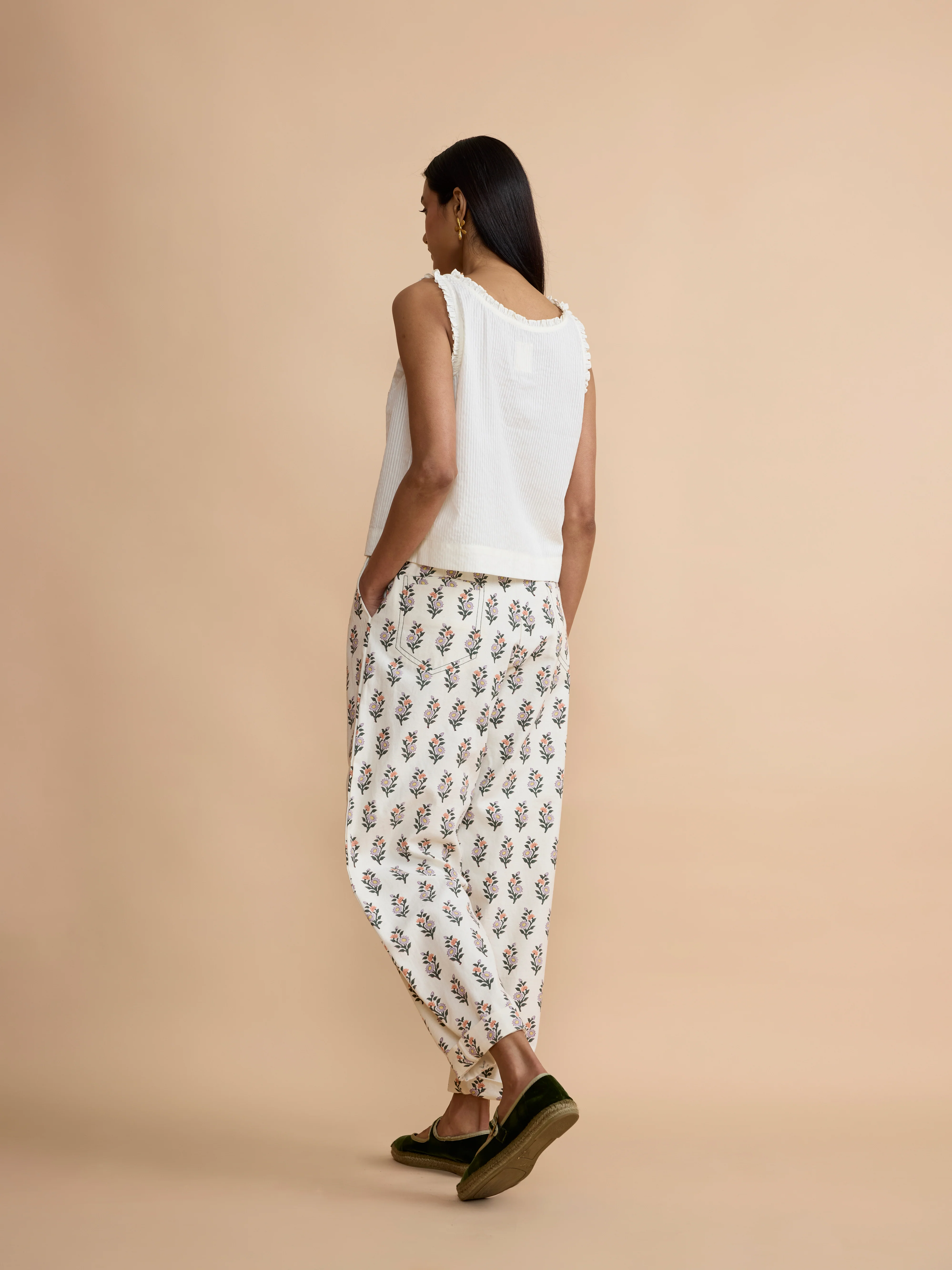 Betty Trousers in Sunflower Twill - Image 4