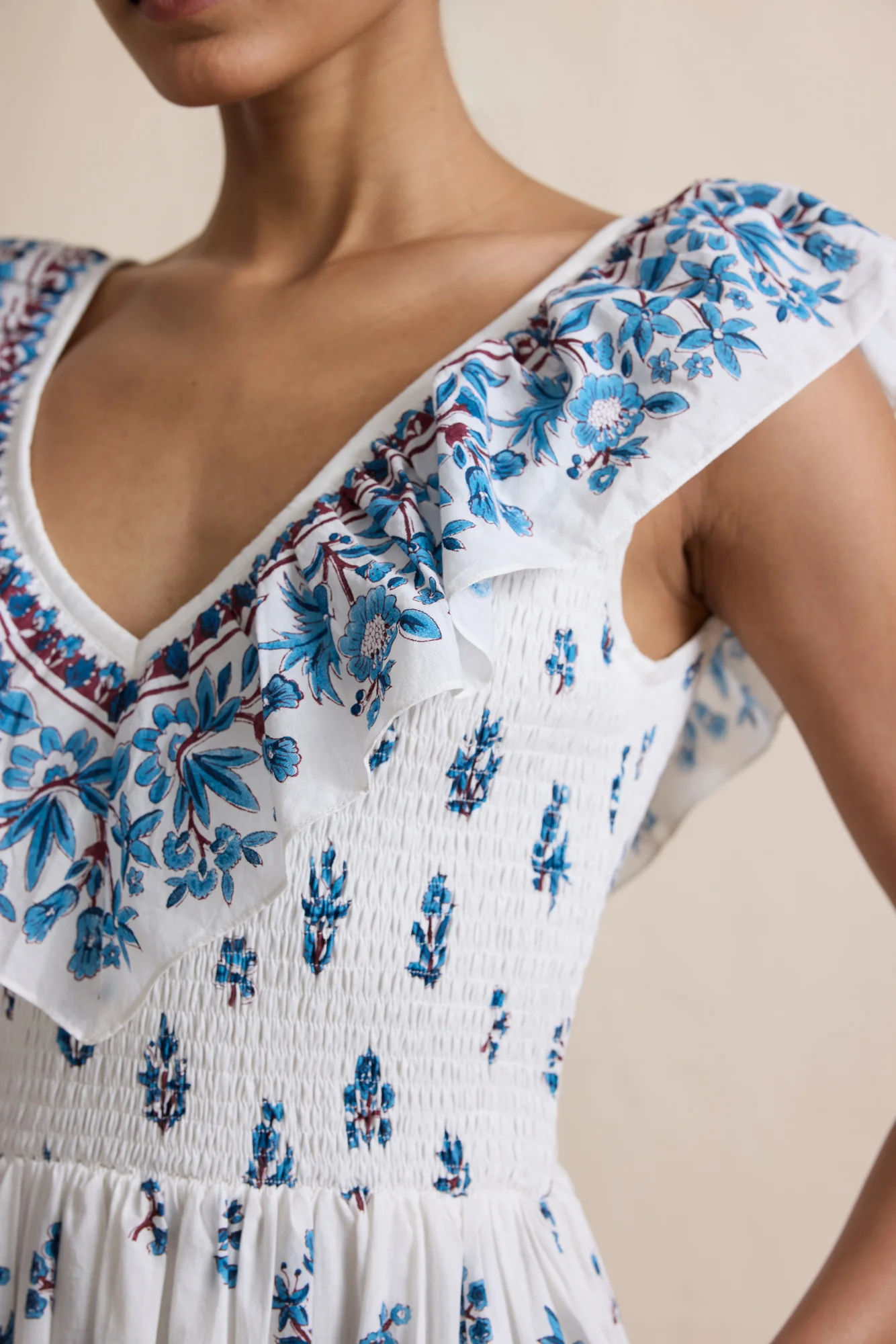 Birdie Dress in Paris Flowers - Image 3
