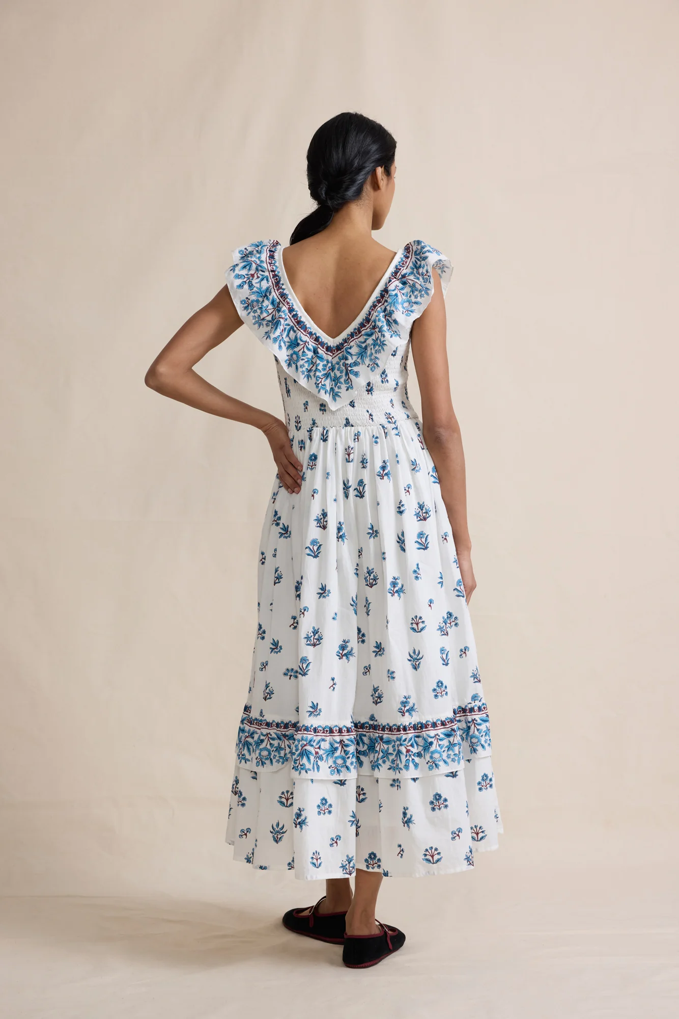 Birdie Dress in Paris Flowers - Image 7