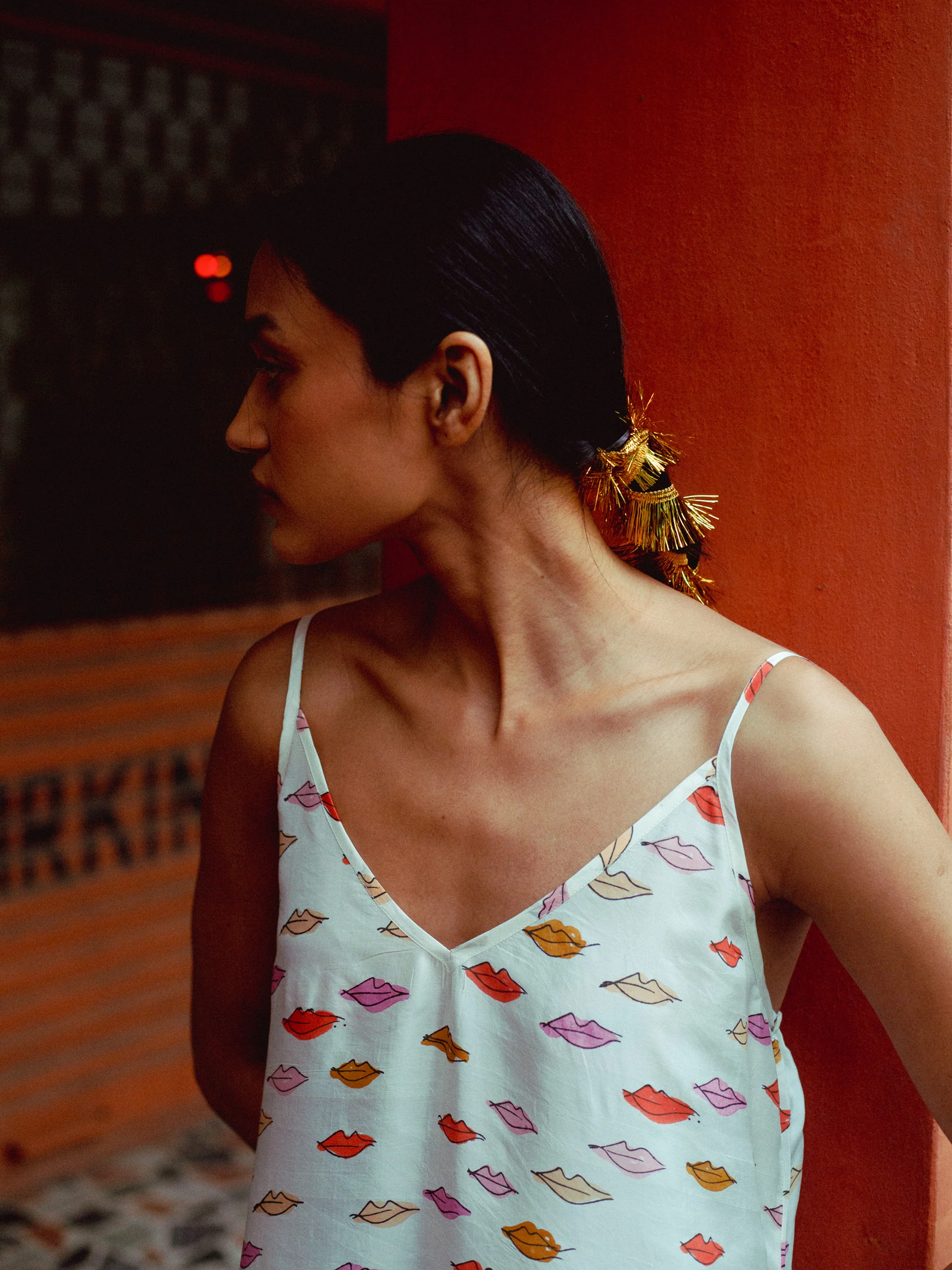 Bisous Silk Slip Dress - Image 5