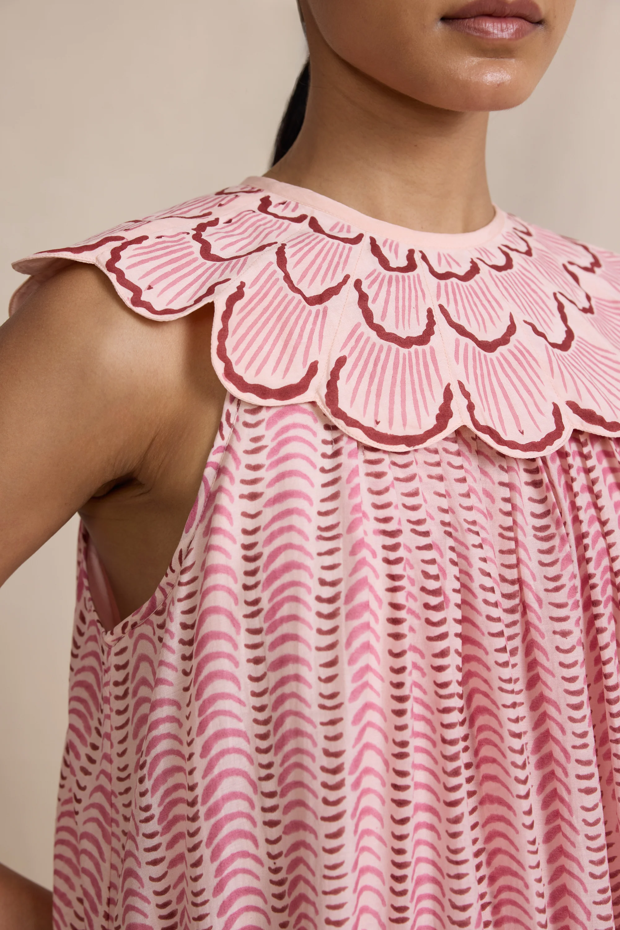 Bombshell Dress in Pink Abalone - Image 2