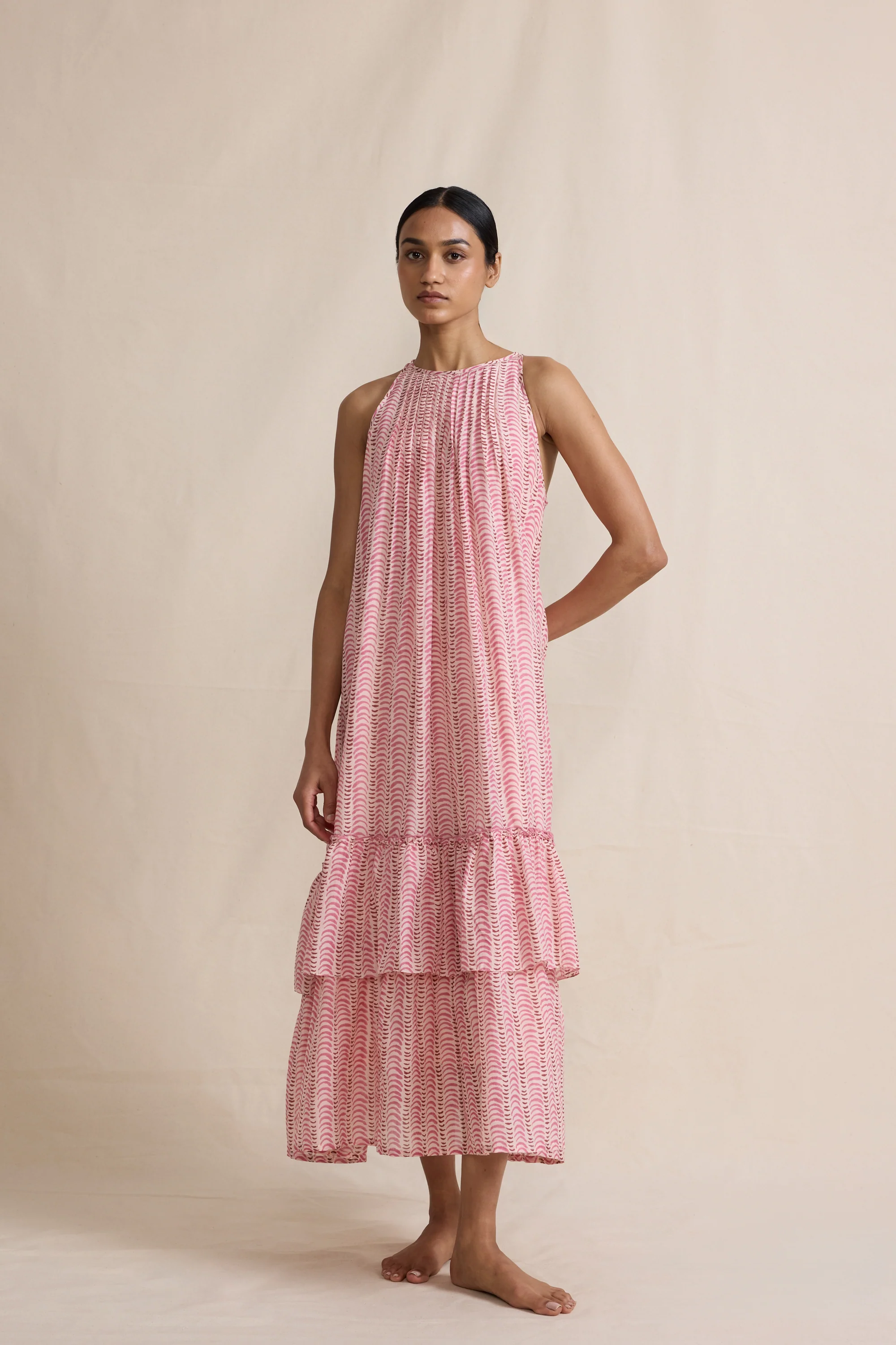 Bombshell Dress in Pink Abalone - Image 3