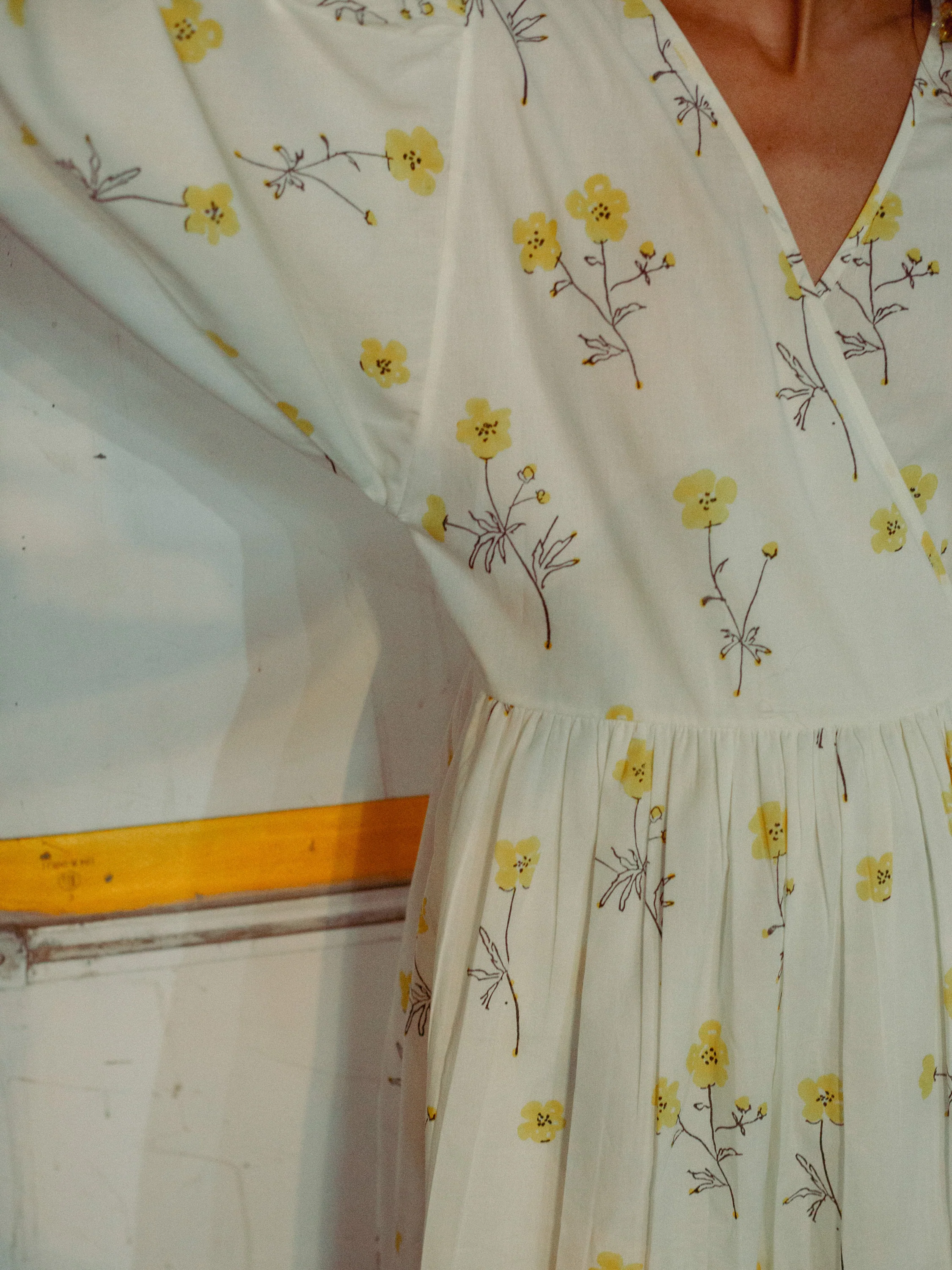 Buttercups Wrap Dress - Image 6