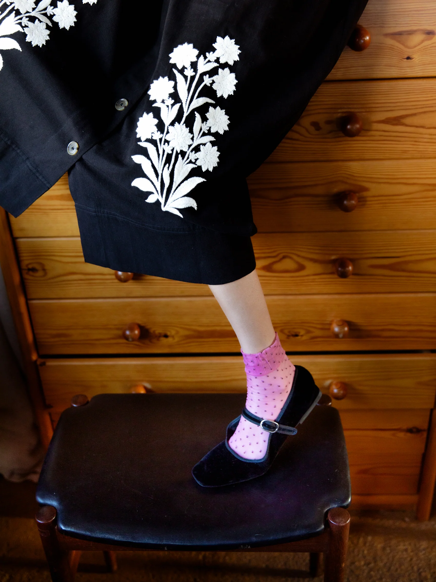 Button Down Skirt in Kashmir Flower - Image 4