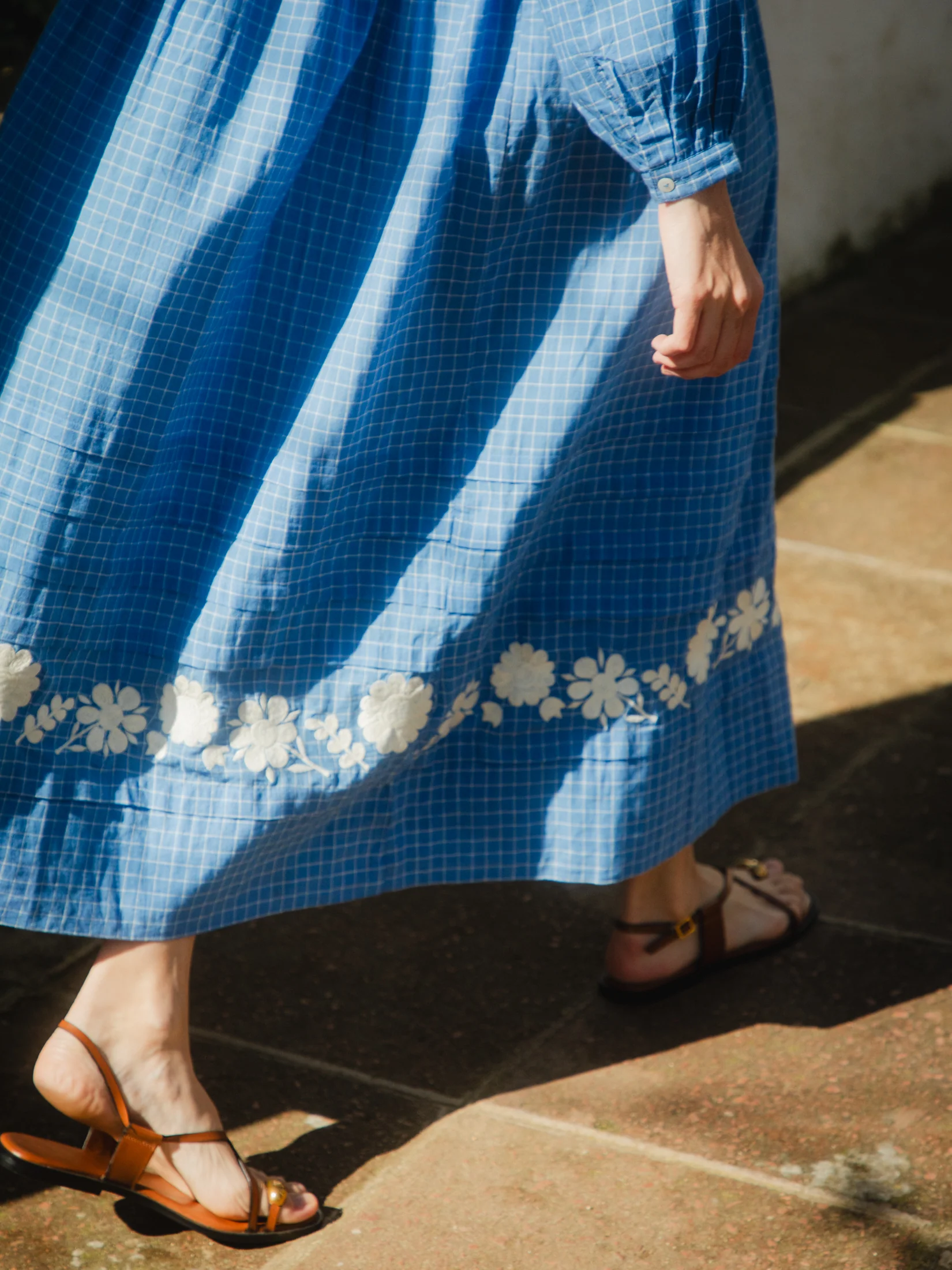 Cleo Dress in Ottoman Embroidery - Image 7
