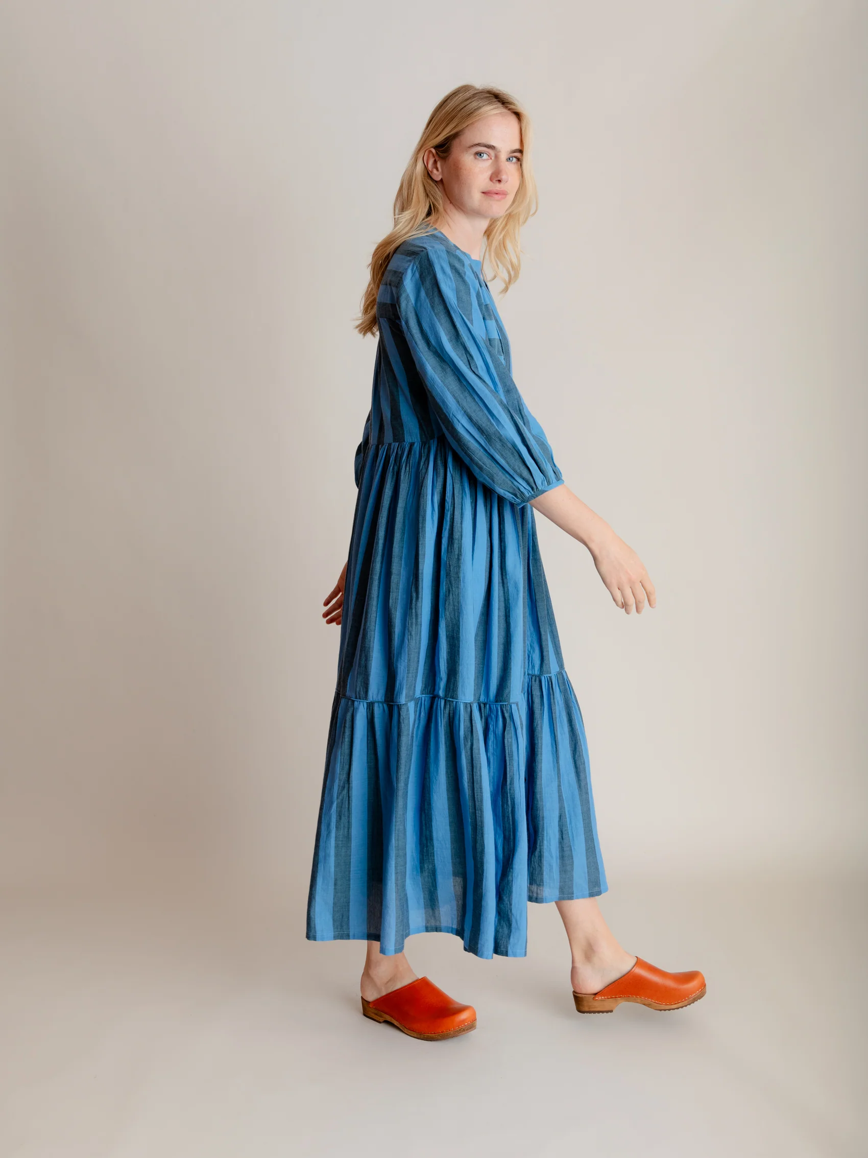 Colette Dress in Twilight Stripe - Image 4