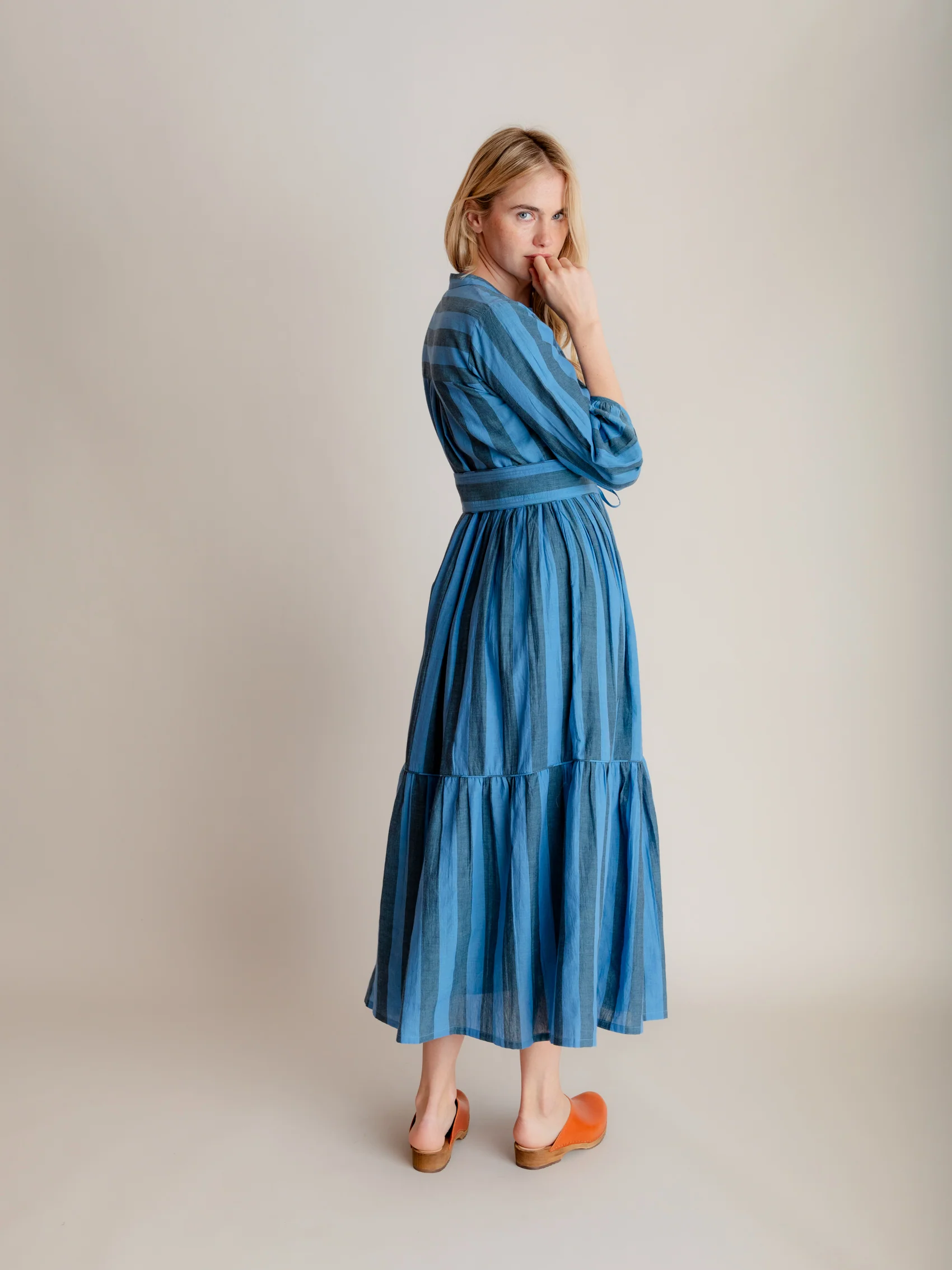 Colette Dress in Twilight Stripe - Image 6