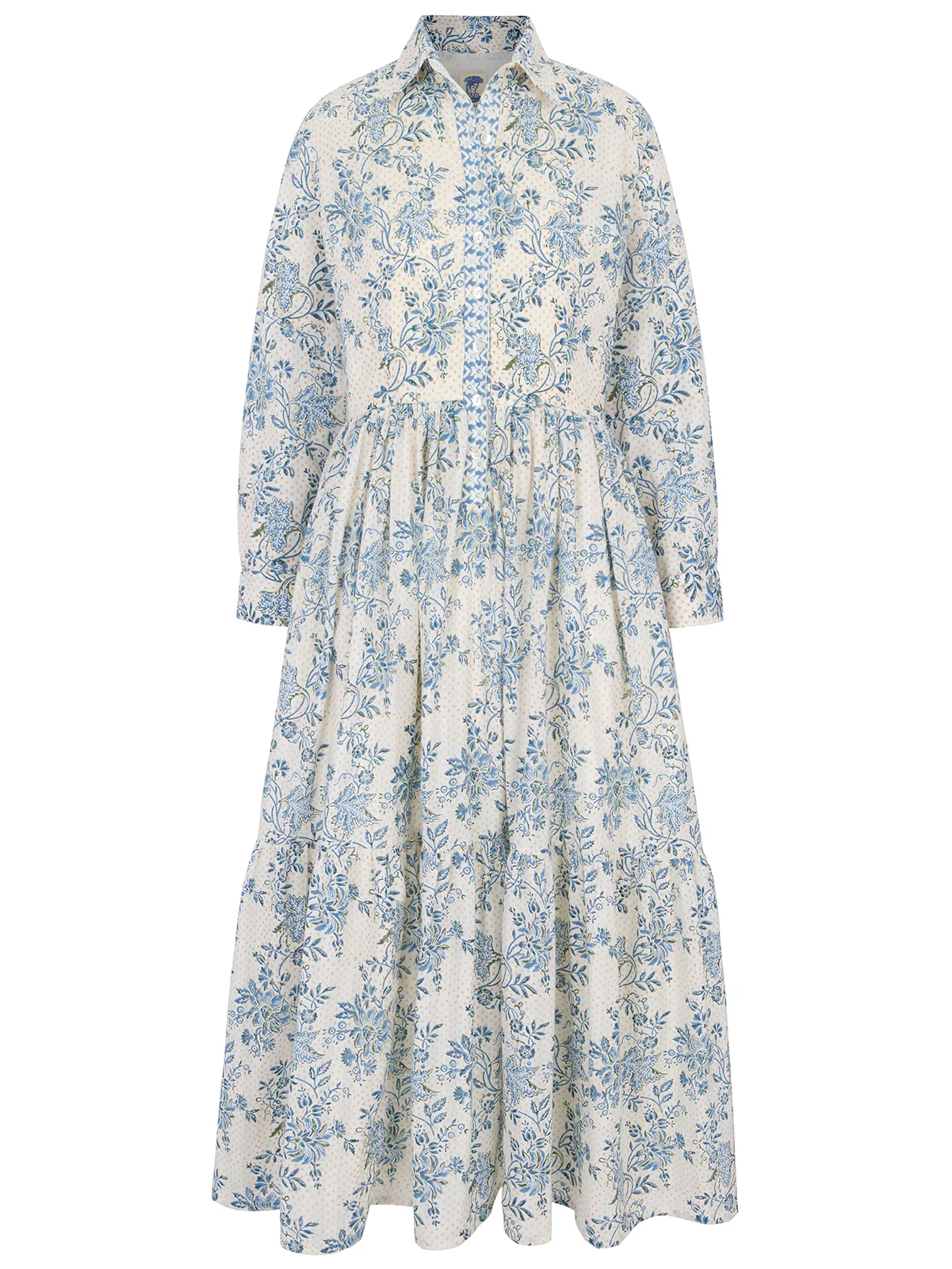 Dakota Dress in Blue Chintz Trail - Image 4