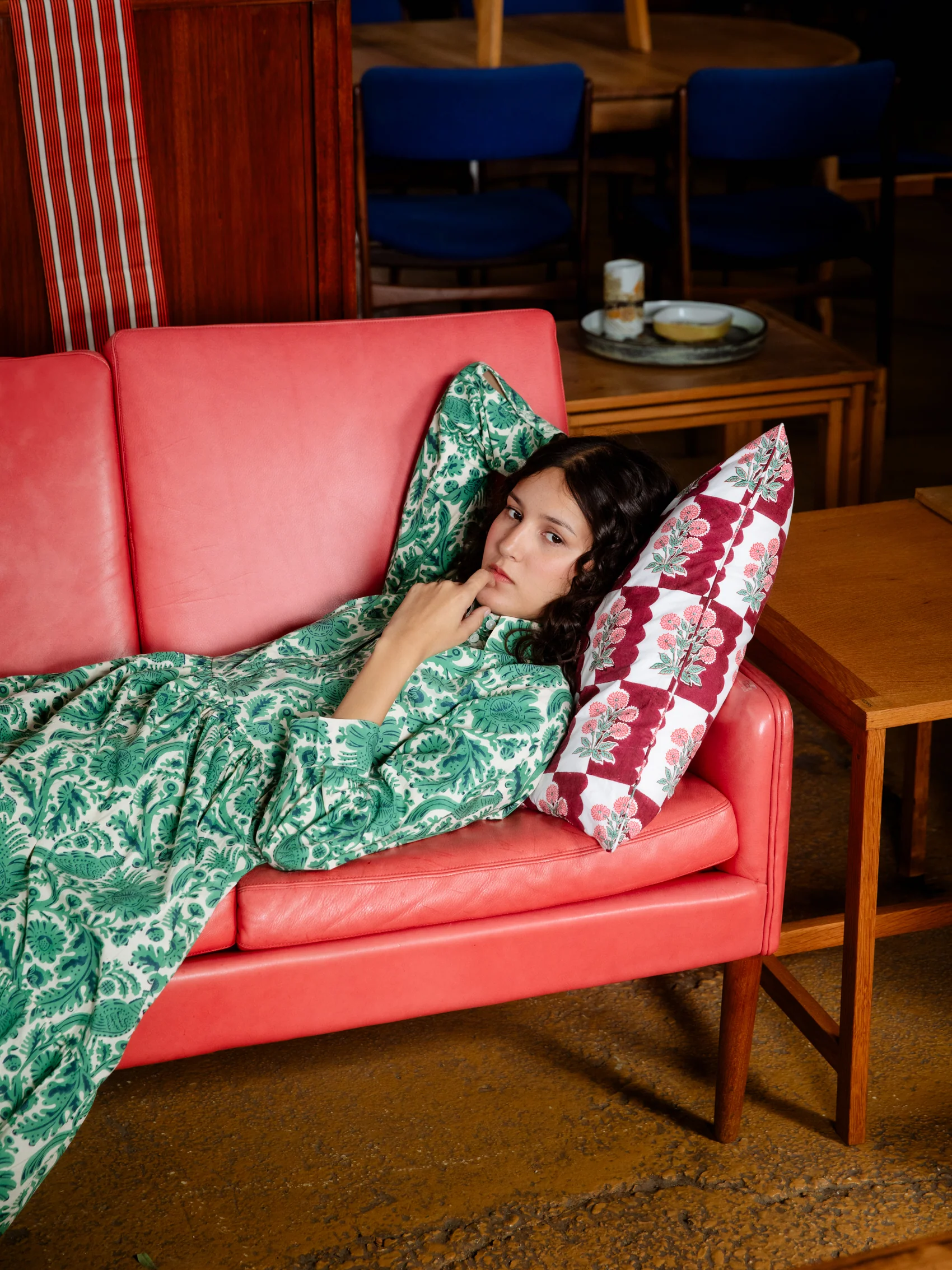 Dakota Dress in Emerald Pheasant - Image 5