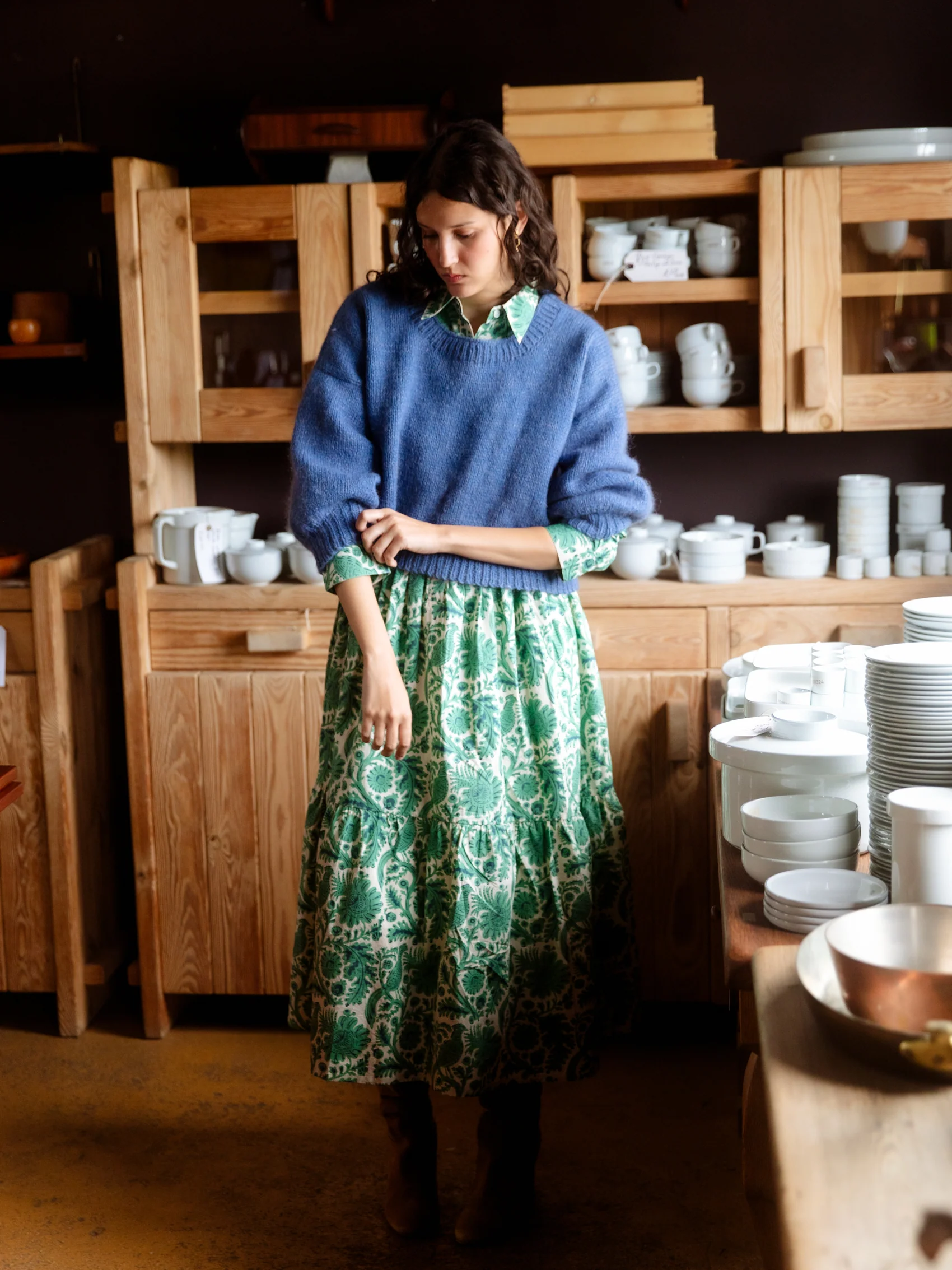 Dakota Dress in Emerald Pheasant - Image 6