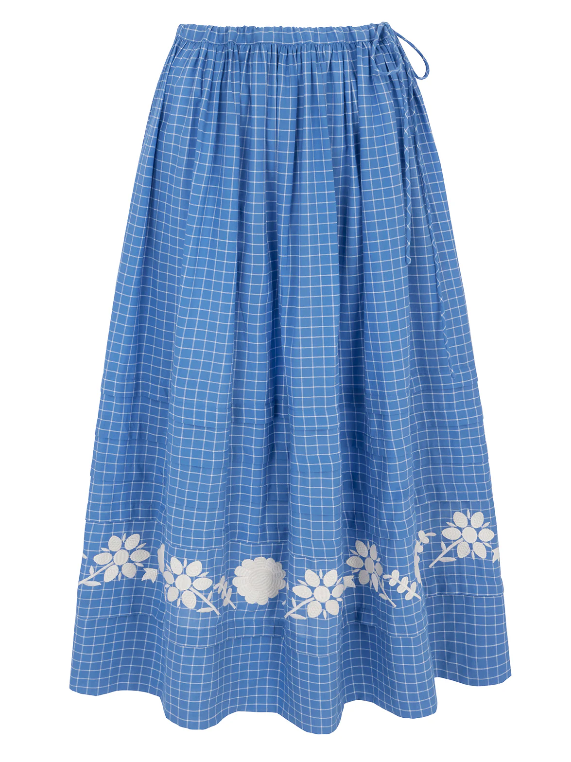 Drawstring Skirt in Ottoman Embroidery - Image 7