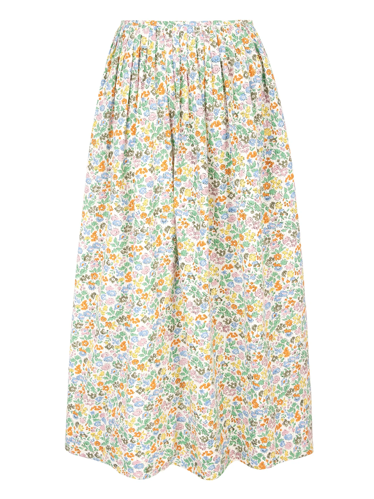 Drew Skirt in Olive Fleures - Image 7
