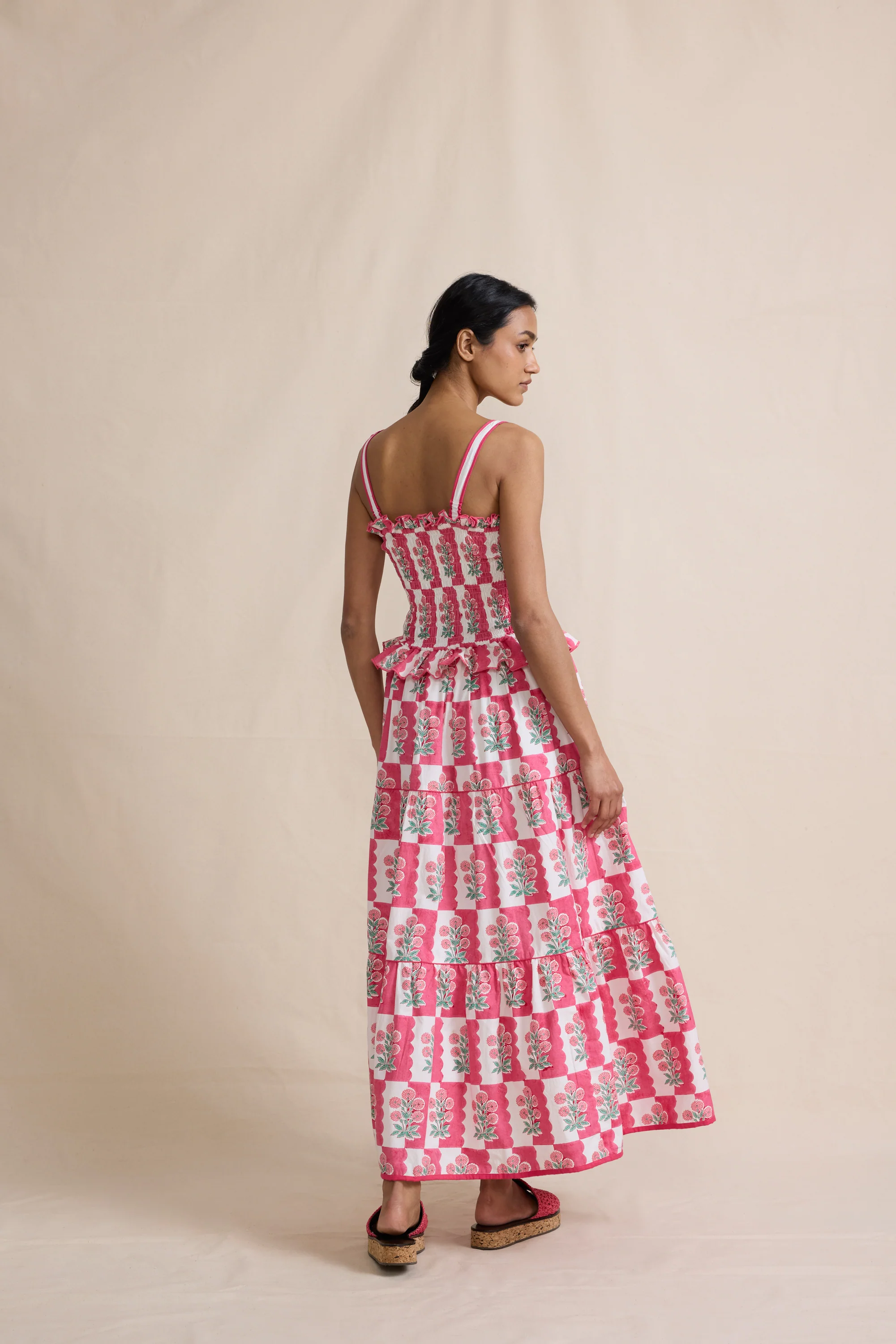 Fiesta Dress in Raspberry Marigold - Image 5