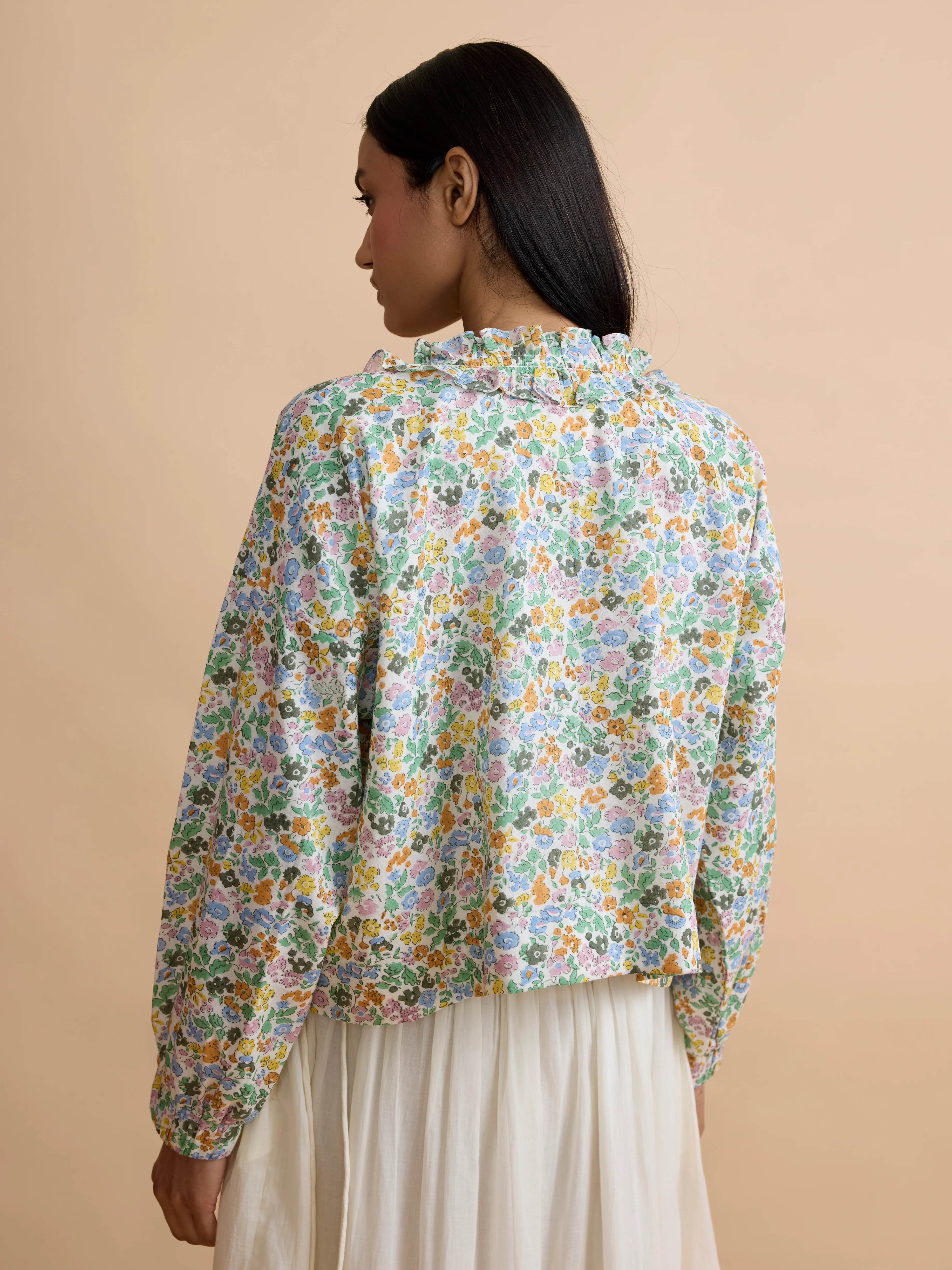 Gabby Top in Olive Fleures - Image 3