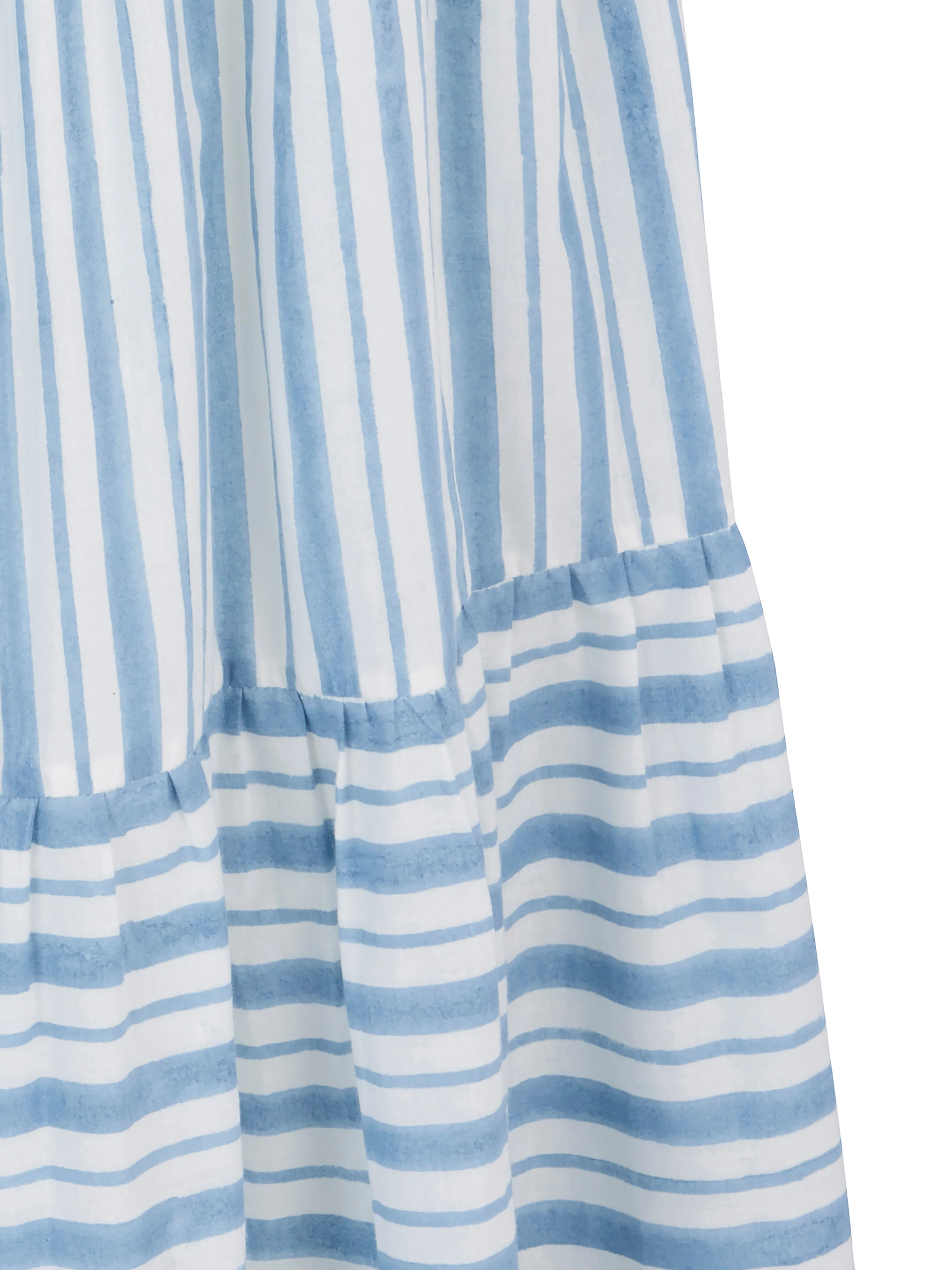 Gathered Skirt in Regatta Stripes - Image 4