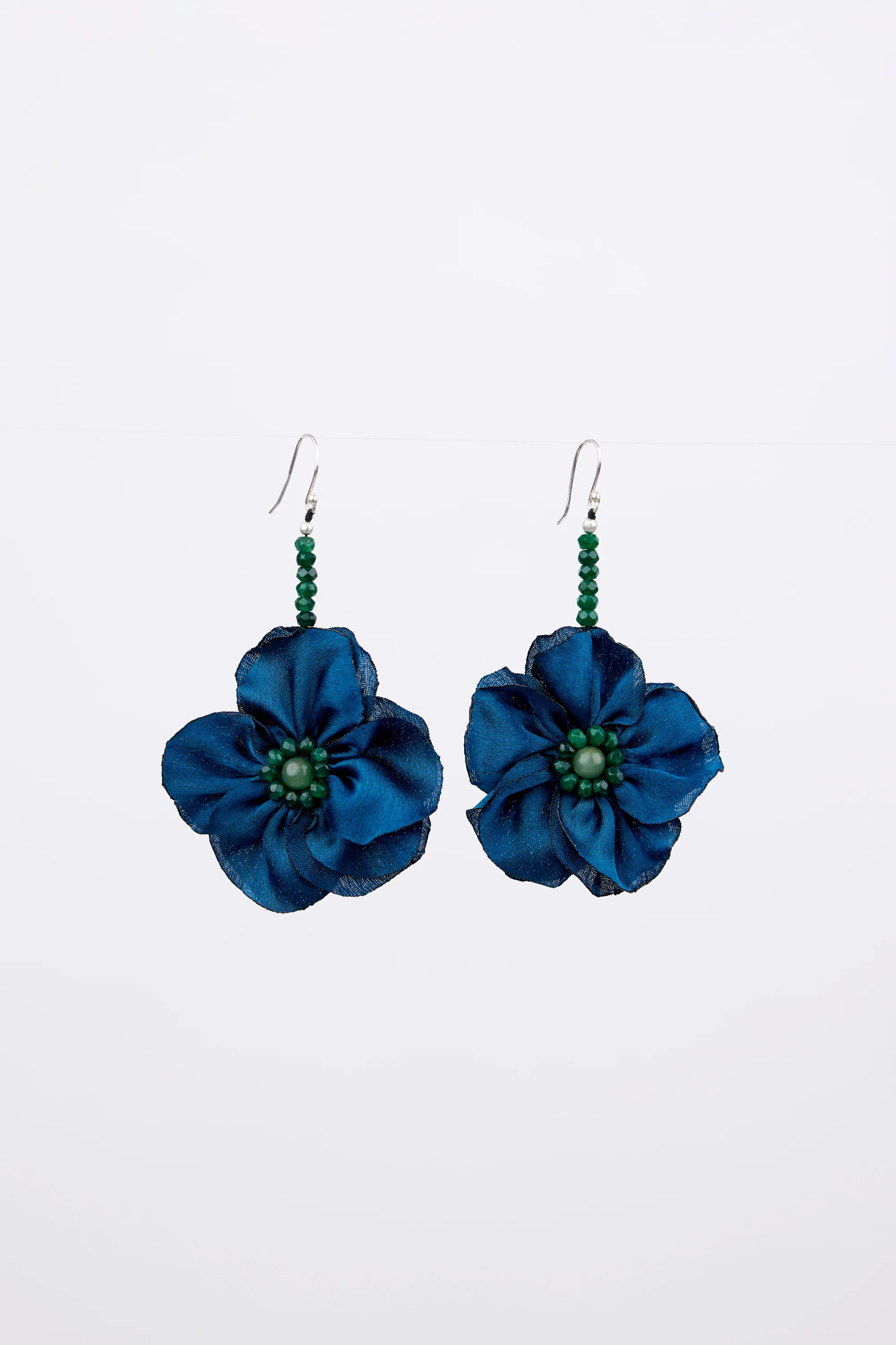 Green Hellebore Earrings - Image 3