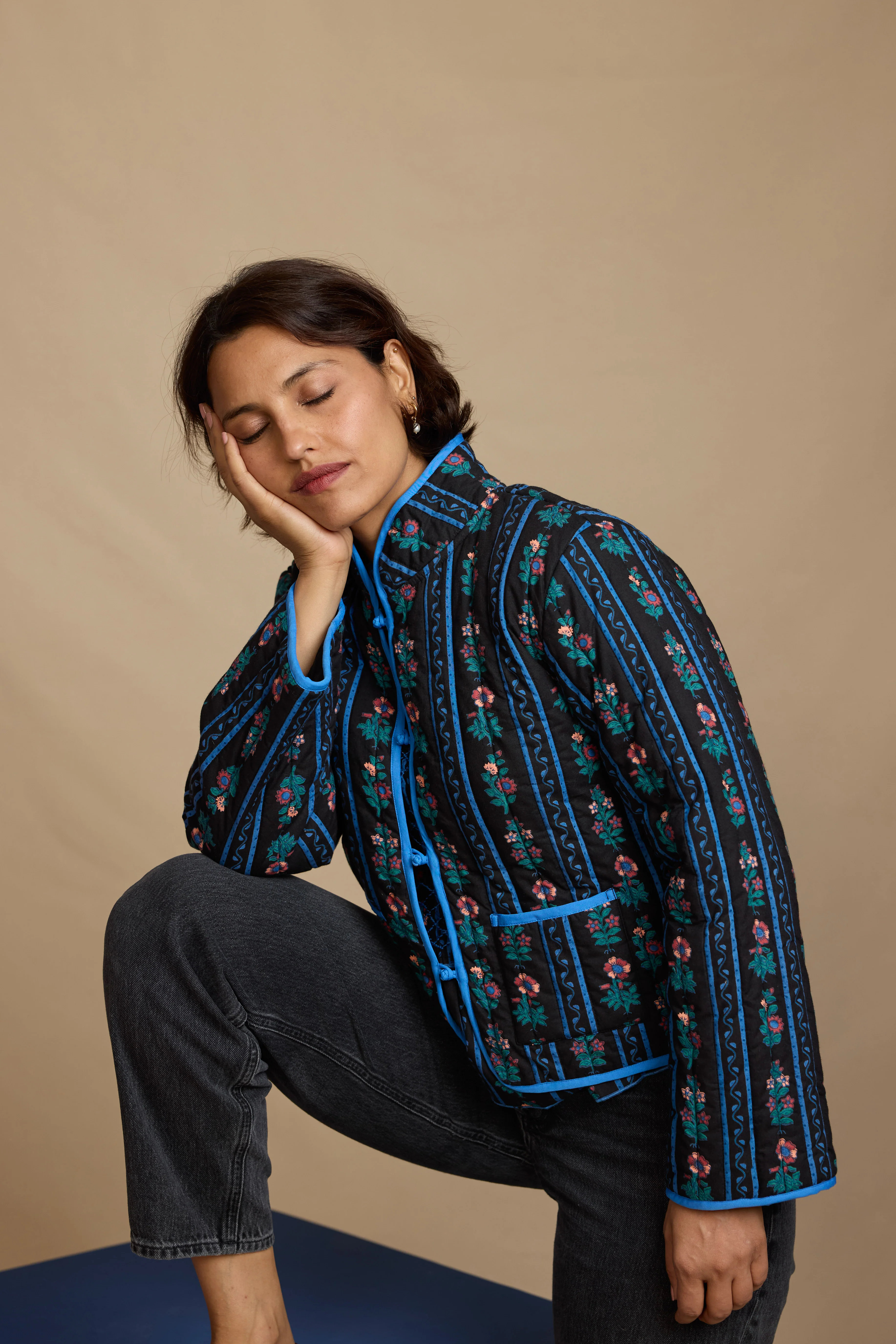 Greta Jacket in Winter Sunflower - Image 2
