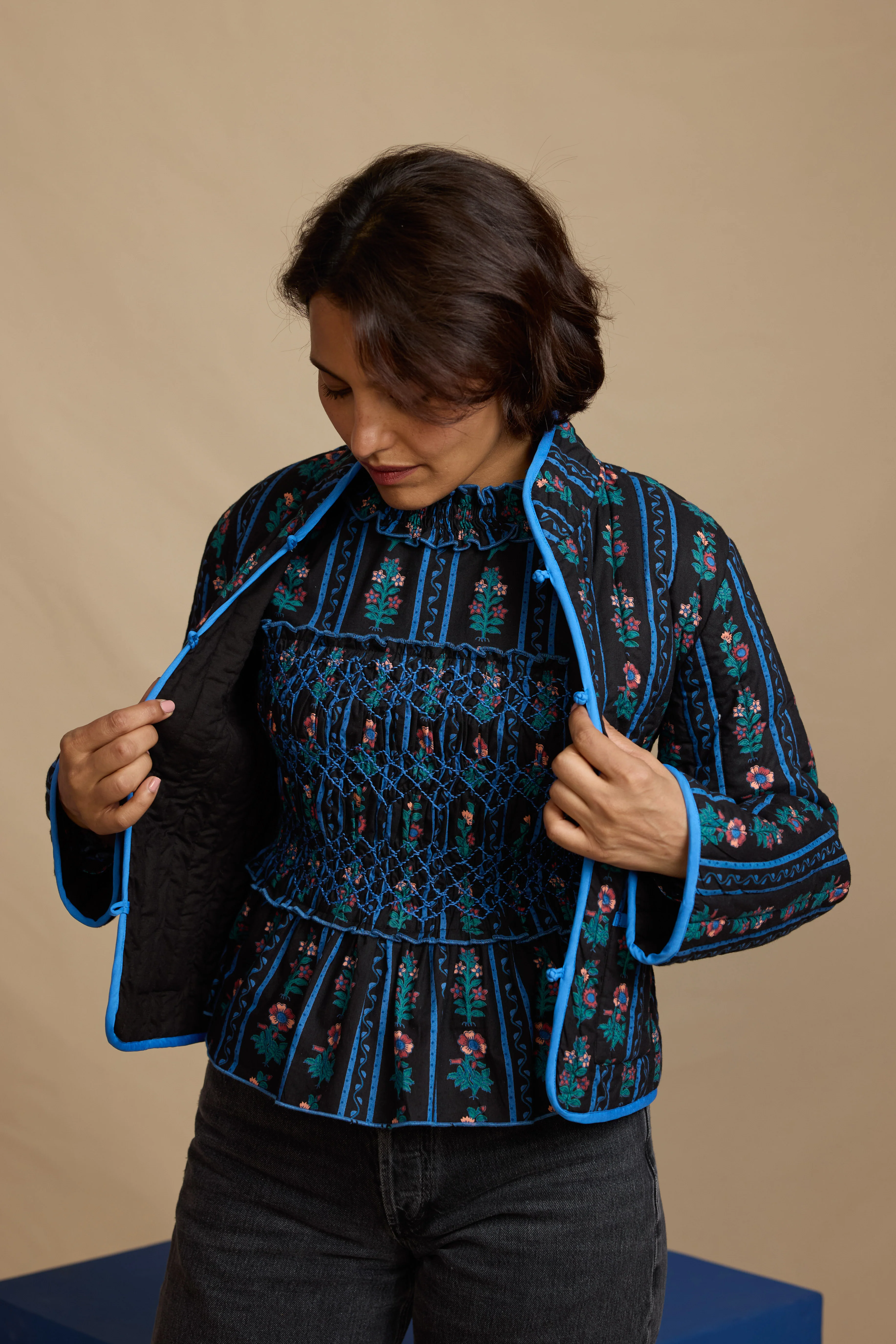 Greta Jacket in Winter Sunflower - Image 3