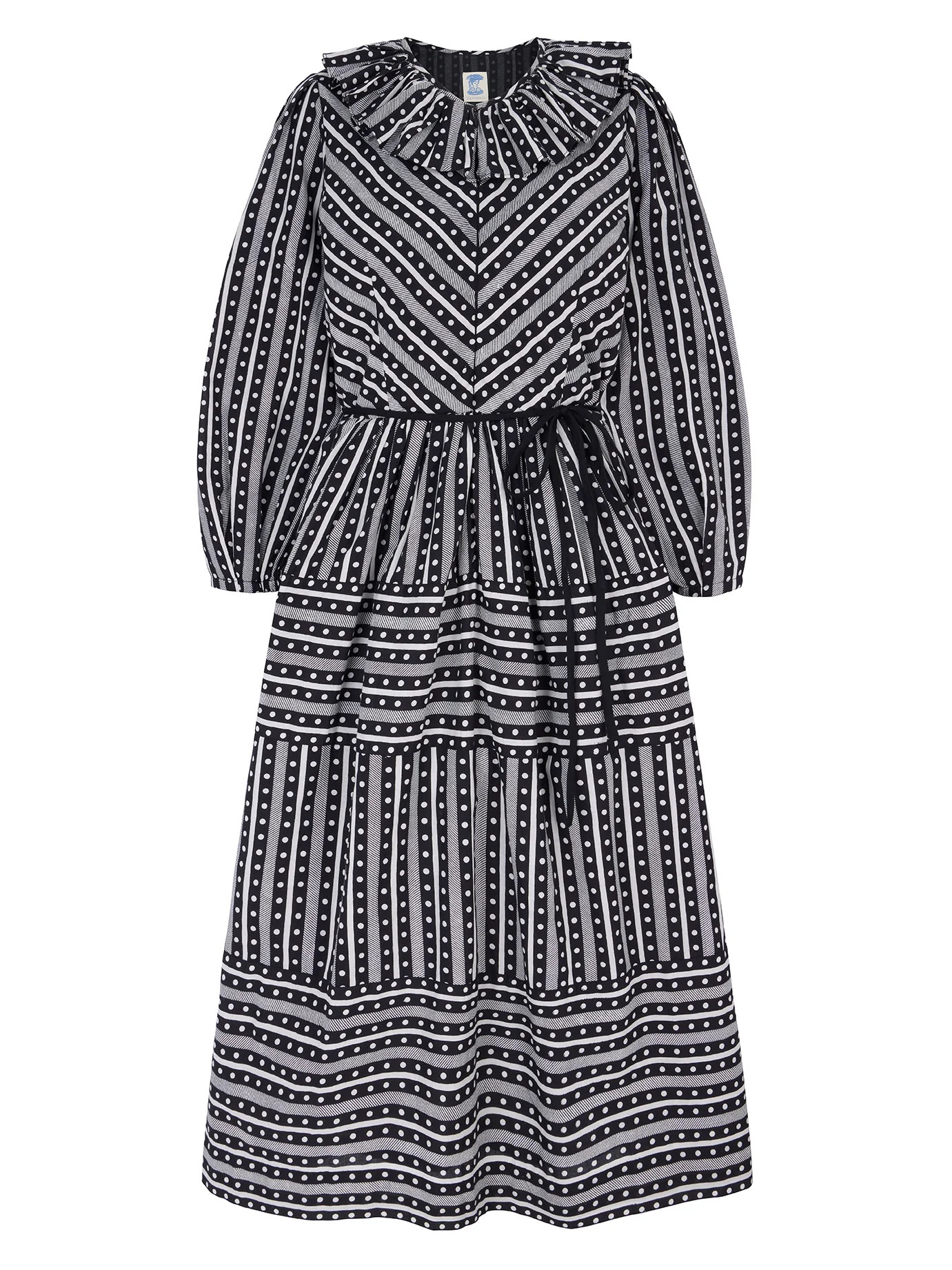 Joyce Dress in Dot-Dot-Dash - Image 6