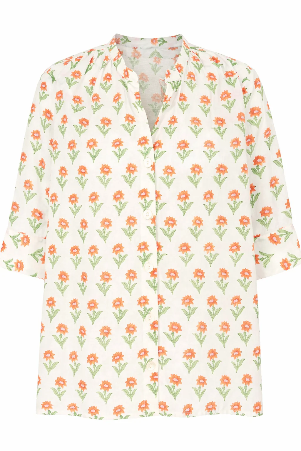 Mae Shirt in Melba Kashmir Flower - Image 8
