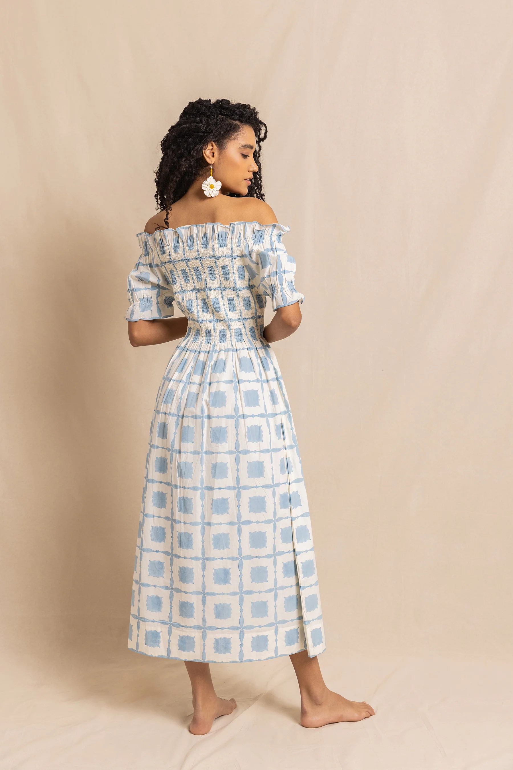 Maria Dress in Blue Lisboa - Image 2