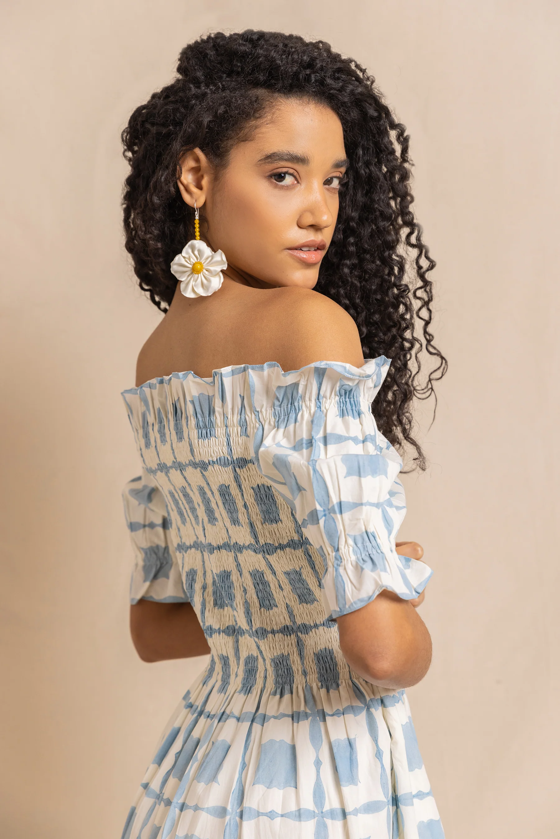 Maria Dress in Blue Lisboa - Image 3