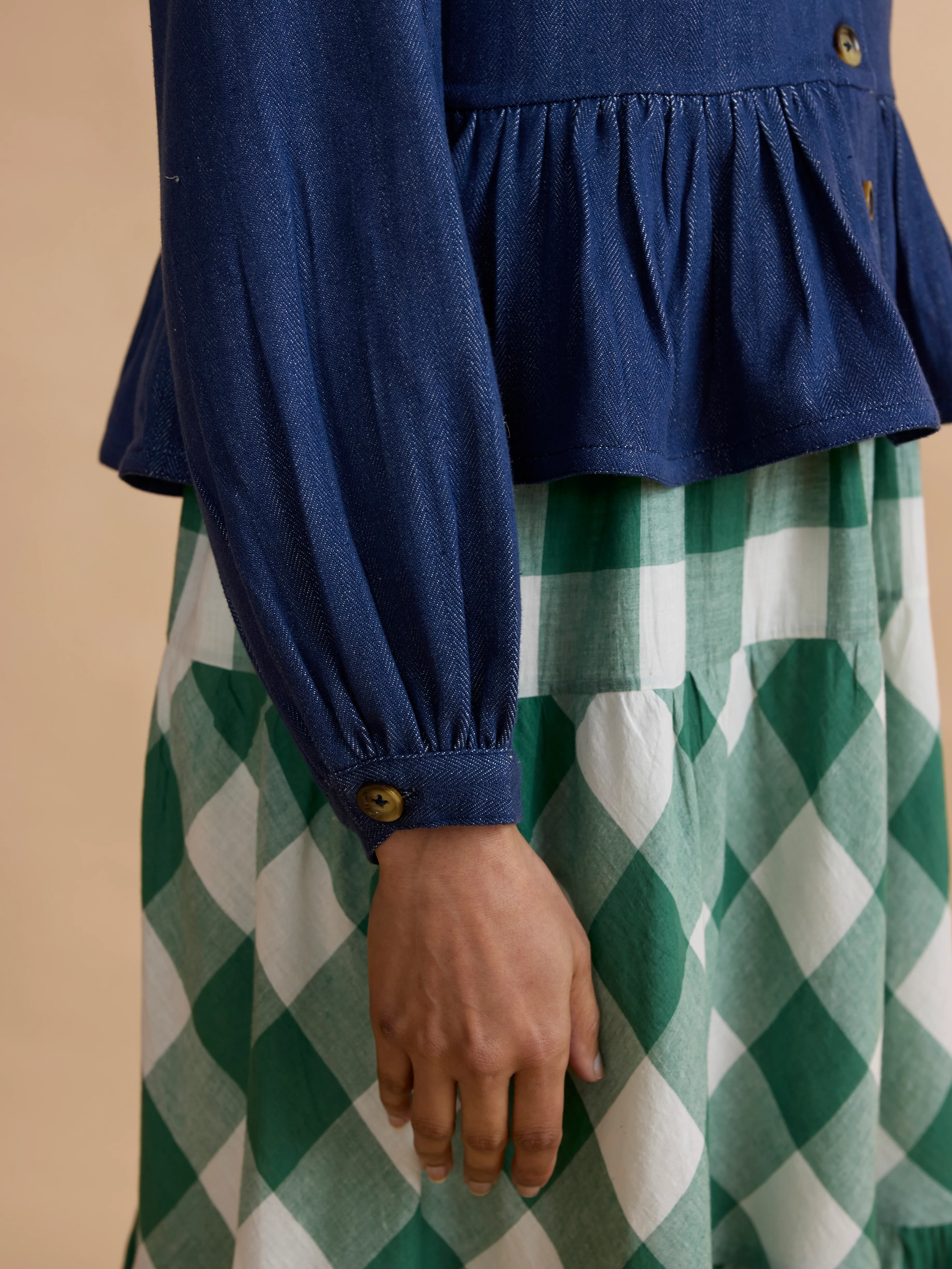 Pascale Shirt in Indigo Twill - Image 4