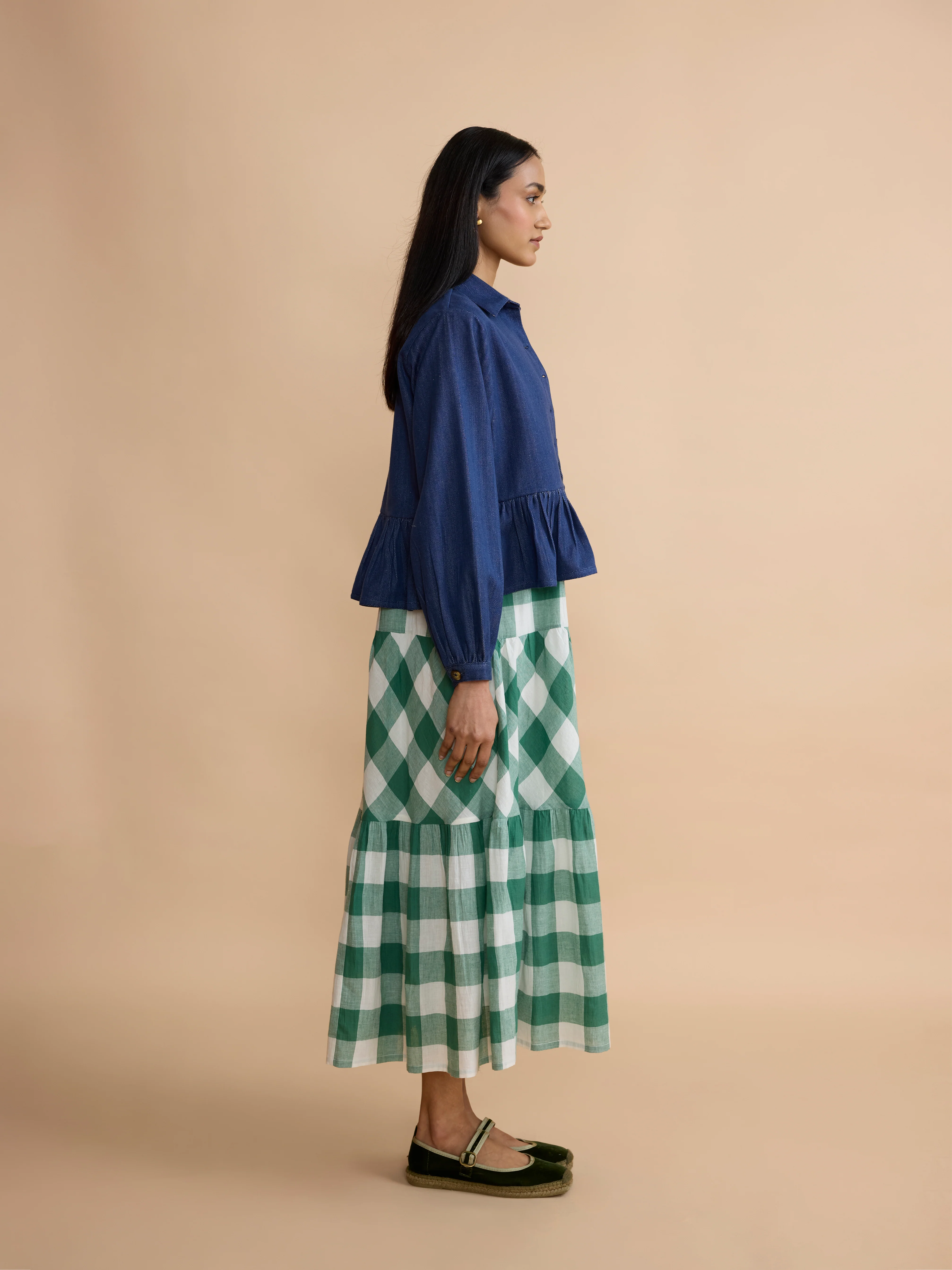Pascale Shirt in Indigo Twill - Image 5