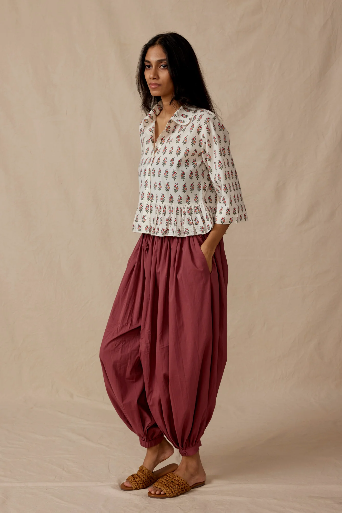 Pascale Shirt in Provence Sunflower - Image 5