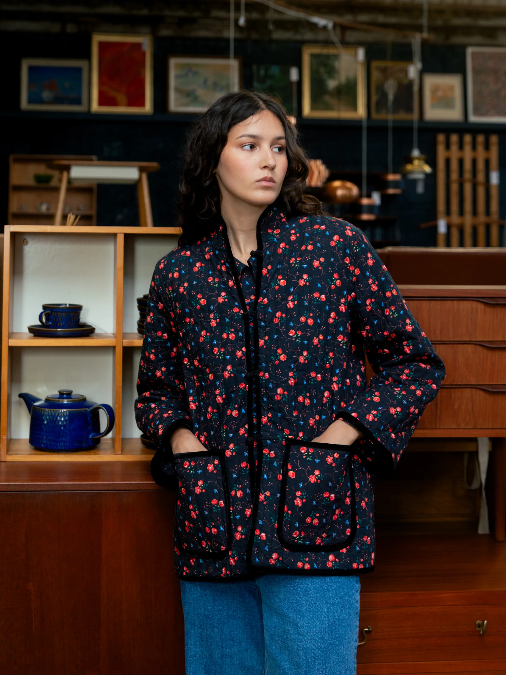 Quilted Jacket in Manon - Image 3
