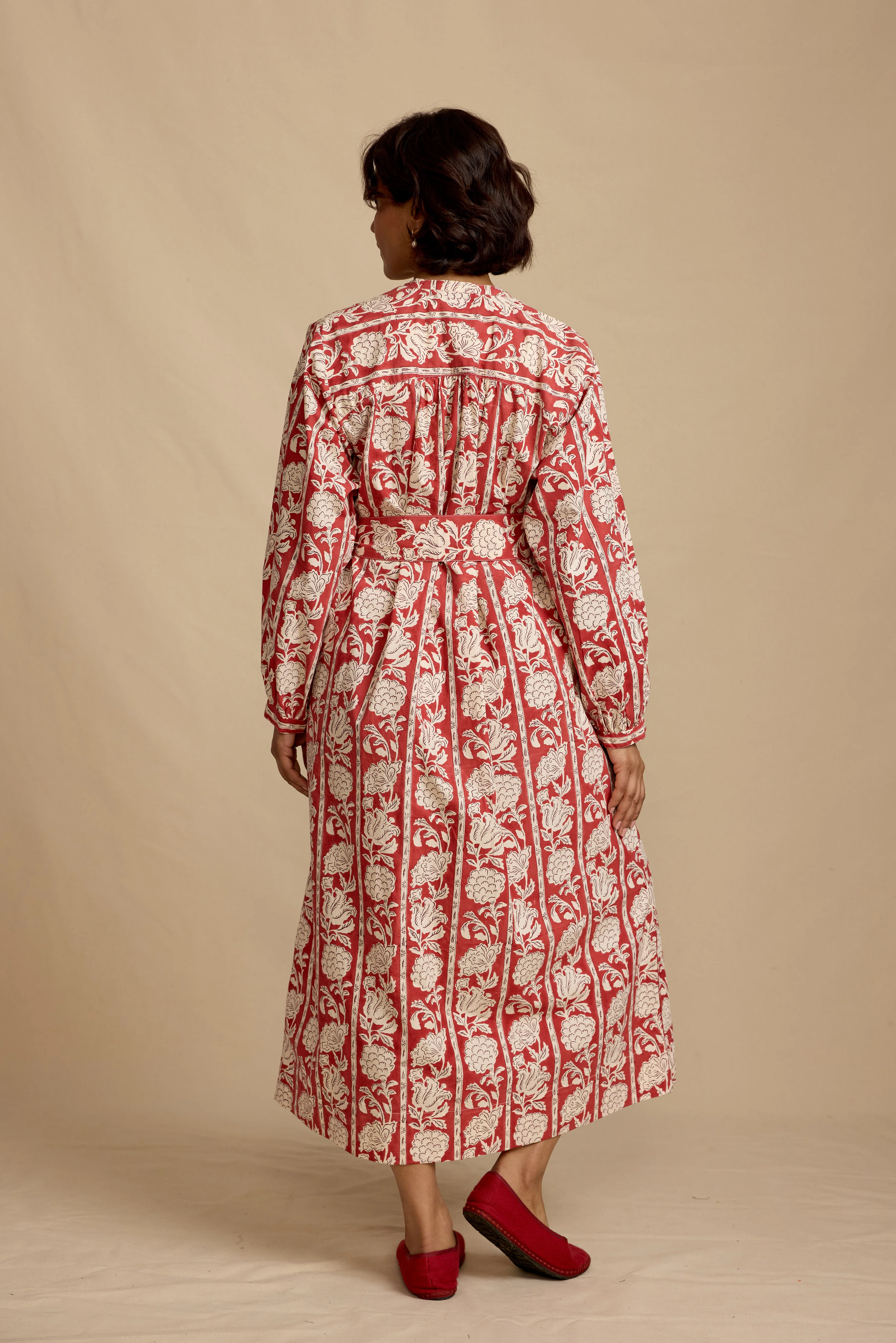 Rennes Dress in Red Boulevard Stripe - Image 3