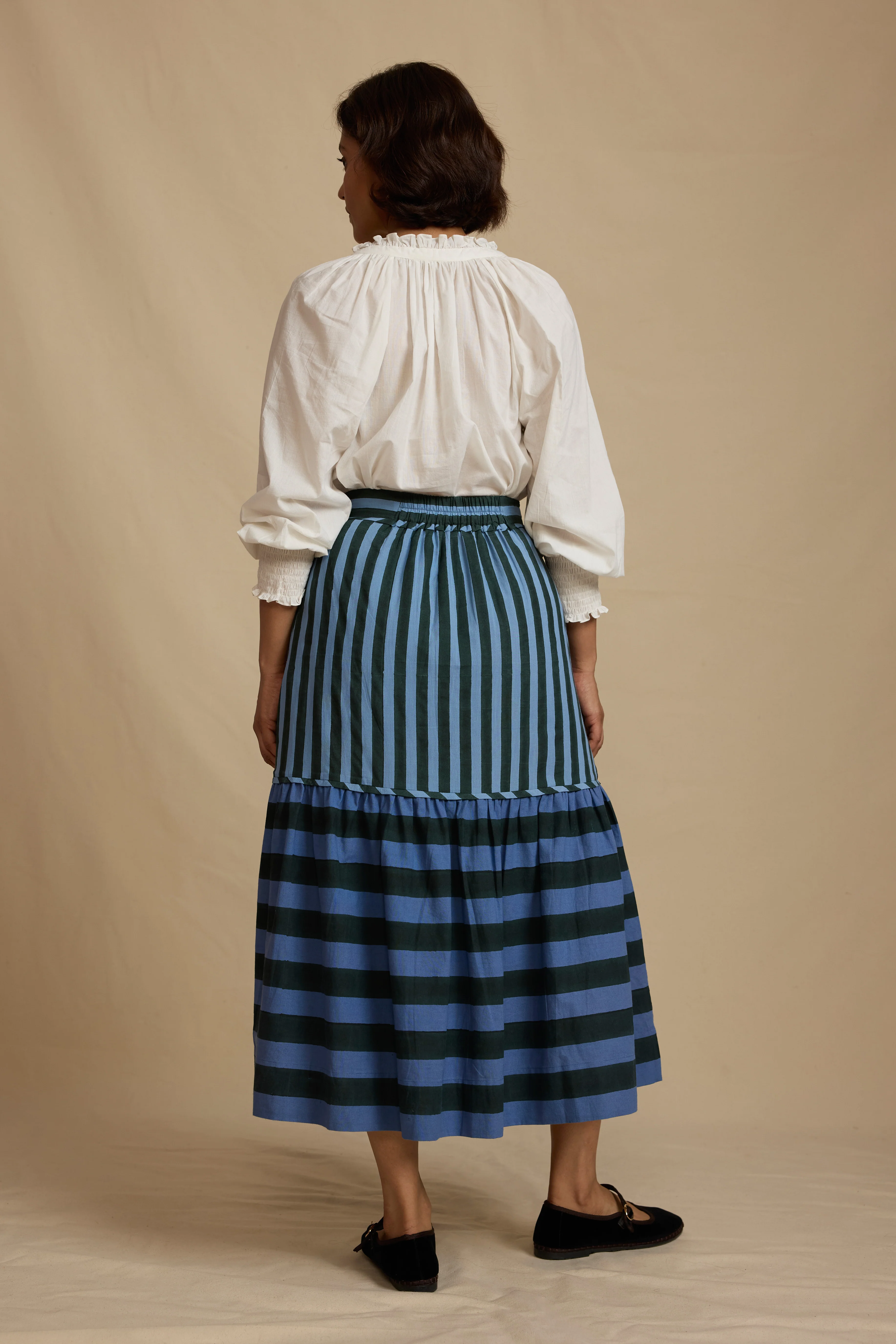 Ripley Skirt in Dusk Stripe - Image 4