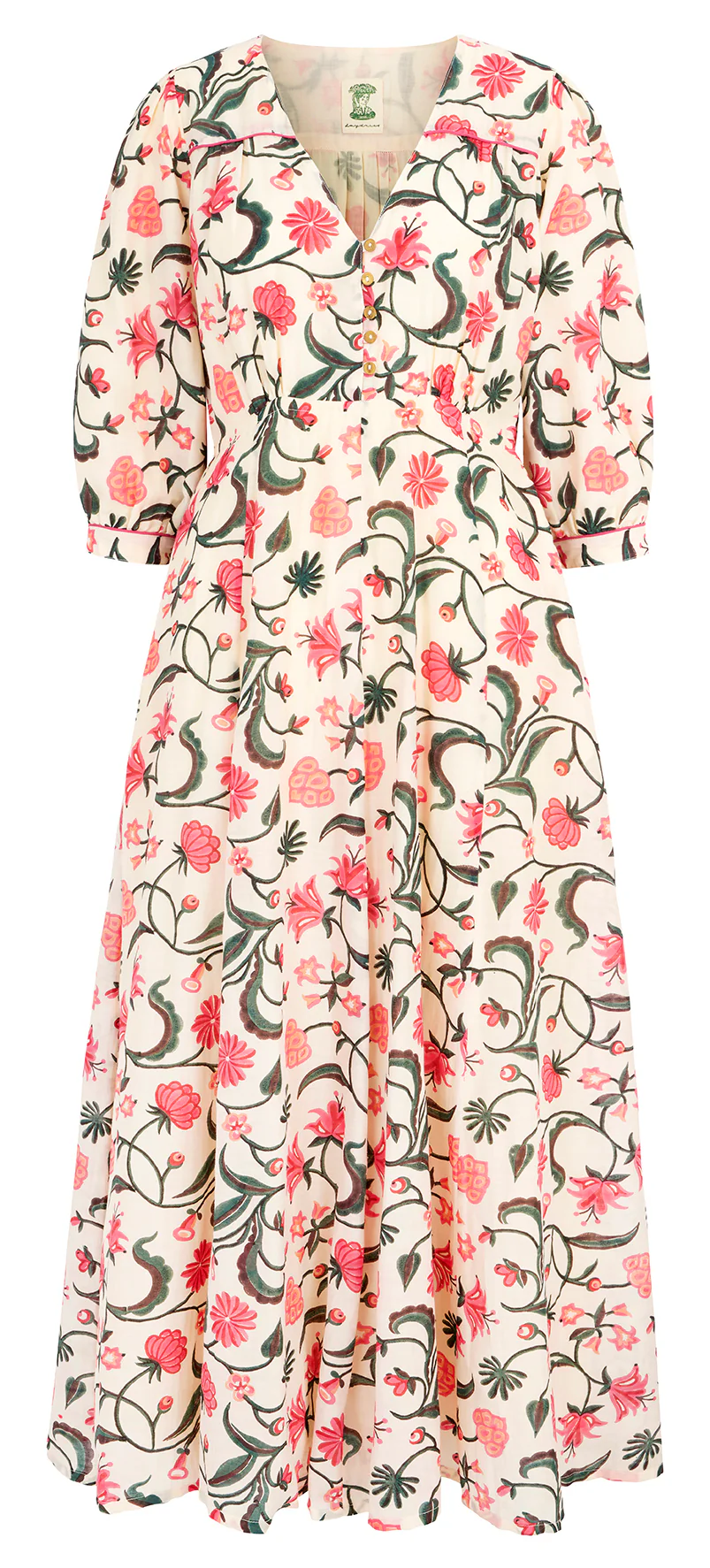 Zita Dress in Morris Rose - Image 6
